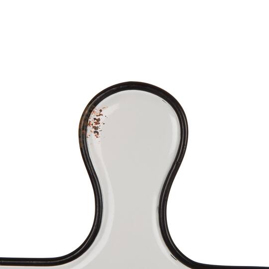 Glitzhome Wall Pocket 3 Tiers File Holder Farmhouse Wall Mount White Wall Pocket Hanger 34
